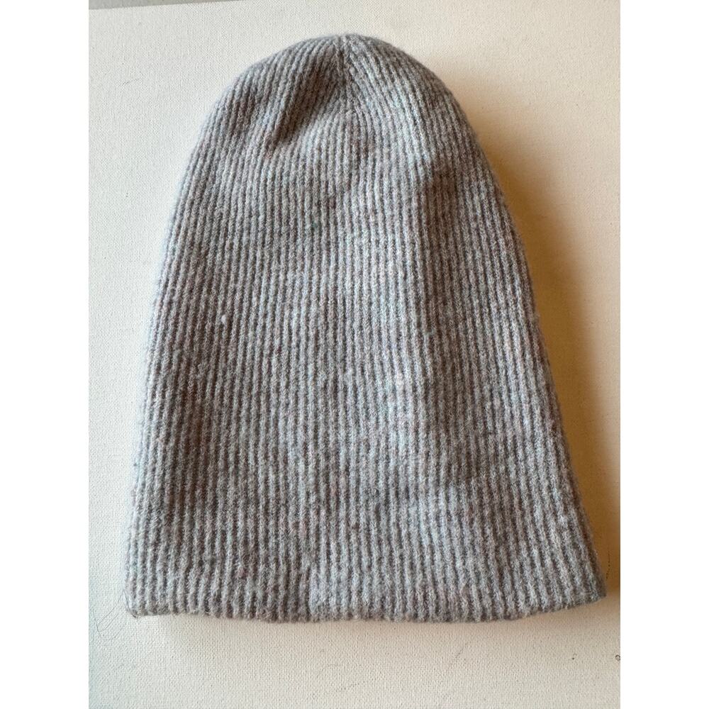 J.Crew Gray Knit Slouch Beanie Women's One Size